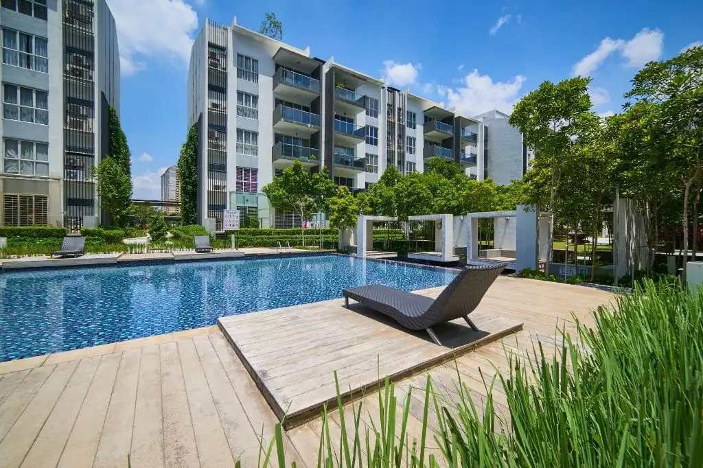 Condominium with swimming pool showing long-term value in the Philippines